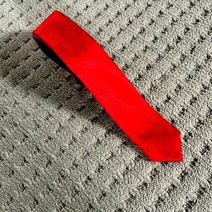 2 side Tie, wine and brown